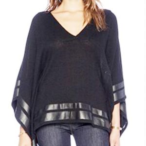 NWT! SKY cashmere eris open poncho